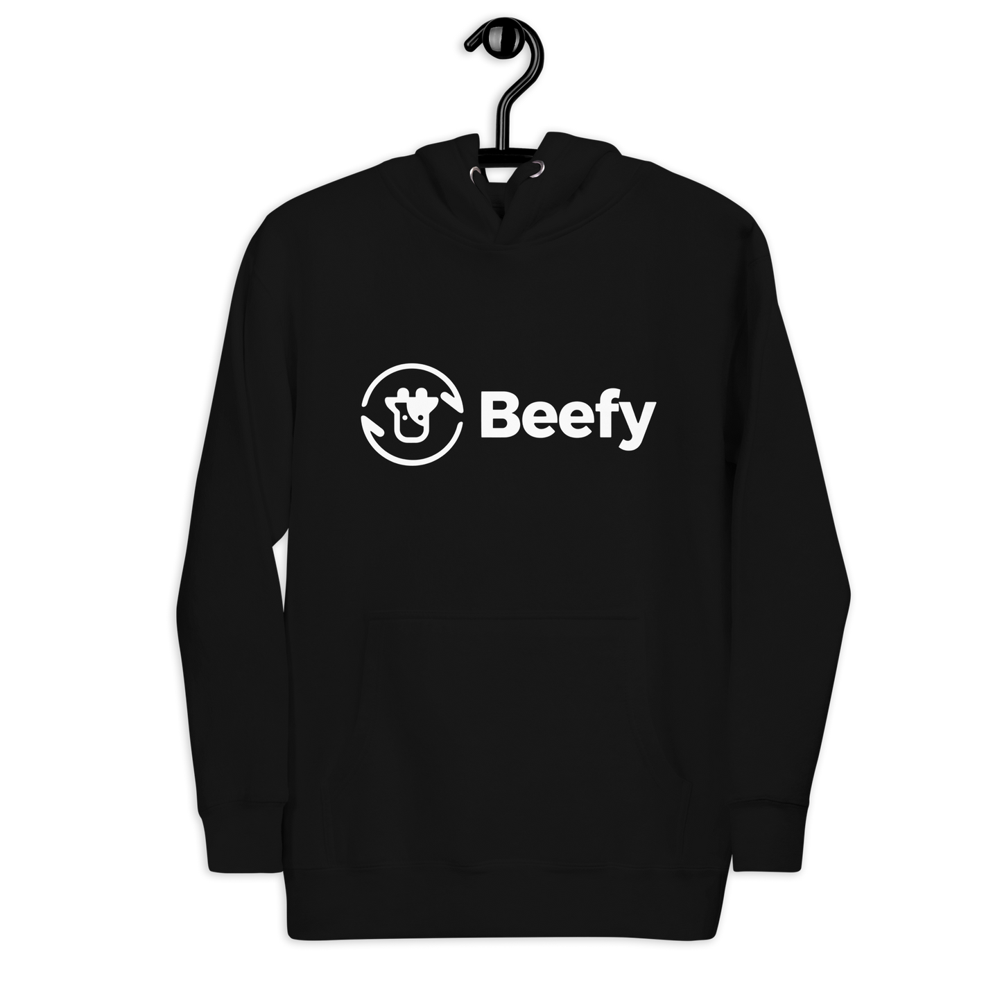 Basic black Beefy hoodie